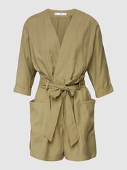 Playsuit mit Stoffgürtel von Mango Grün - 47