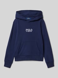 Hoodie mit Label-Stitching von Polo Ralph Lauren Teens - 40