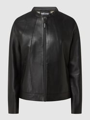 Leren jack met ritszakken van Just Cavalli Zwart - 38