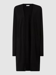 Longcardigan mit offener Vorderseite Modell 'Lotte' von Noisy May Grau / Schwarz - 12