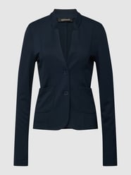 Blazer met opstaande kraag van More & More Blauw / turquoise - 21