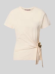 T-shirt in wikkellook met broche van Christian Berg Woman Selection - 7