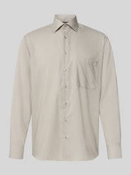 Comfort Fit Business-Hemd mit Kentkragen von ETERNA Beige - 36