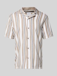 Relaxed Fit Freizeithemd mit Reverskragen von Lindbergh Beige - 6