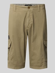 Regular fit cargobermuda met steekzakken van bugatti - 7