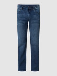 Straight Fit Jeans aus Denim Modell 'Jack' von Blue Monkey Blau / Türkis - 35