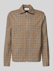 Relaxed Fit Hemdjacke aus Strukturgewebe Modedll 'PASAALO' von Armedangels Beige - 36