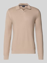 Strickpullover mit Umlegekragen Modell 'Galdino' von JOOP! COLLECTION Beige - 37