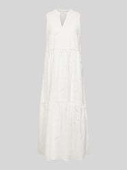 Długa sukienka z haftem angielskim od s.Oliver BLACK LABEL - 9