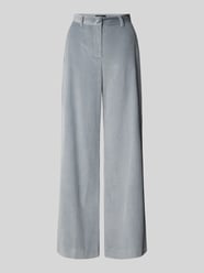 Straight Fit Cordhose aus reiner Baumwolle mit seitlichen Eingrifftaschen Modell 'TANIA' von Weekend Max Mara Blau - 3