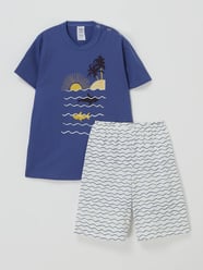 Pyjama aus Bio-Baumwolle  von Calida Blau - 24