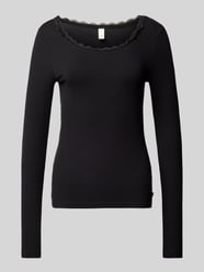 Longsleeve mit Rundhalsausschnitt von QS Schwarz - 2