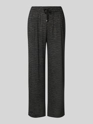 Regular Fit Bundfaltenhose mit verkürztem Schnitt von OPUS - 44