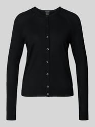 Regular Fit Strickjacke aus reiner Schurwolle Modell 'FONAMI' von BOSS - 11