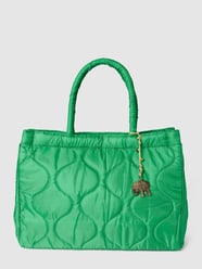 Handtas met labelapplicatie van Anokhi Groen - 27