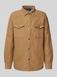 Regular Fit Hemdjacke mit Pattentaschen Modell 'Carrbridge' von Barbour Beige - 11