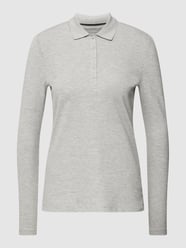 Longsleeve mit Polokragen von Montego Silber - 34