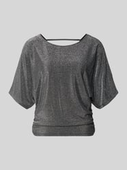 Schimmerndes T-Shirt mit Rundhalsausschnitt von Apricot - 47