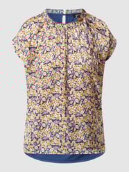 Shirt met contrasterende voorkant  van More & More Geel - 43