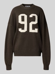 Oversized gebreide pullover met ronde hals van Review - 16