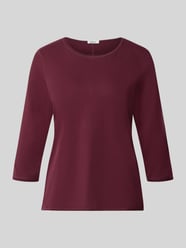 regular fit 3/4-shirt van puur katoen van s.Oliver RED LABEL Bordeaux - 7