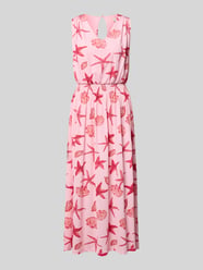 Midikleid mit Allover-Motiv-Print von Milano Italy - 9