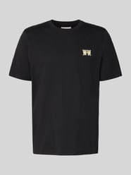 T-shirt o kroju regular fit z nadrukiem z logo model 'Bobby' od Wood Wood - 11