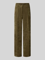 Regular fit corduroy broek met aangezette zakken model 'AMELIE' van CAMBIO - 10