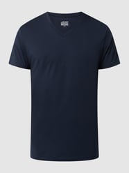 T-Shirt mit V-Ausschnitt von Jockey Blau - 13