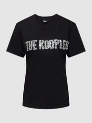 T-Shirt mit Ziersteinbesatz von THE KOOPLES Schwarz - 18