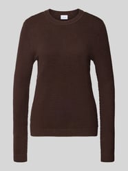 Strickpullover mit Strukturmuster und Rundhalsausschnitt von VILA - 11