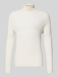 Rollkragenpullover mit gerippten Abschlüssen von Emporio Armani - 15