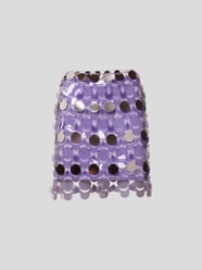 Minirock mit Paillettenbesatz von Paco Rabanne Lila - 26