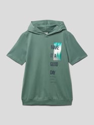 Hoodie mit Statement-Print von s.Oliver RED LABEL Grün - 28