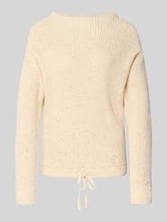 Gebreide pullover met extra brede schouders en tunnelkoord van Jake*s Casual - 11