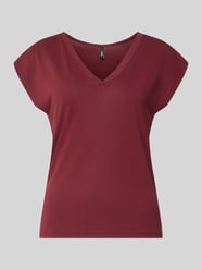 męski t-shirt o kroju regular fit z mieszanki modalu model 'FREE' od ONLY - 6