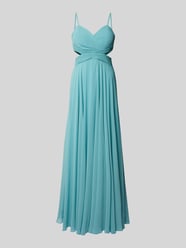 Abendkleid mit Cut Outs von TROYDEN COLLECTION Blau - 8