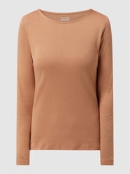 PLUS SIZE Longsleeve aus Baumwolle von Christian Berg Woman Braun - 15
