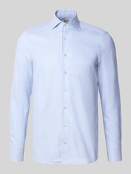 Slim Fit Business-Hemd mit Kentkragen von Stenstroms - 38