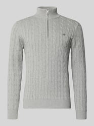 Slim Fit Troyer mit gerippten Abschlüssen von GANT - 40