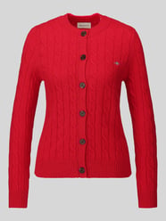 Strickjacke aus Wolle mit Logo-Detail von GANT - 36