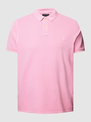 PLUS SIZE poloshirt met labelstitching van Marc o' Polo Plus Roze - 7