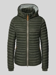 Gewatteerd jack met gevoerde opstaande kraag van camel active - 28