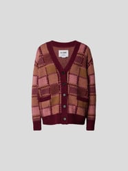 Strickjacke mit Allover-Muster von RE/DONE Rot - 39