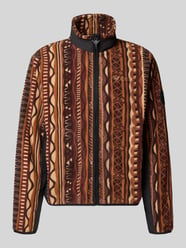 Regular Fit Fleecejacke mit Stehkragen Modell 'SIGNATURE' von COLUCCI - 2