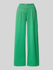 Wide fit broek met elastische band model 'KATE' van ICHI - 6