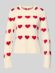 Regular Fit Pullover mit Allover-Muster Modell 'ELYNA' von ONLY - 45