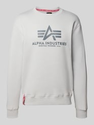Sweatshirt mit Label-Print von Alpha Industries - 19