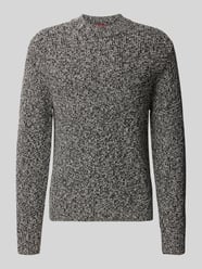 Pullover aus Wolle mit Strukturstrick Modell 'Suolaa' von HUGO - 1