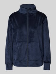 Sweatjacke mit Stehkragen von Christian Berg Woman Blau - 23